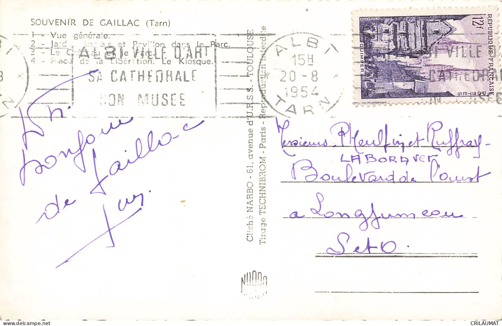 81-GAILLAC-N°T5277-C/0305 - Gaillac