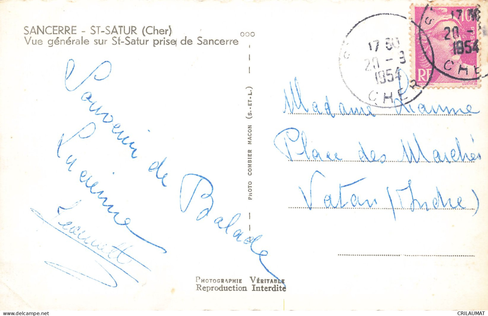 18-SANCERRE SAINT SATUR-N°T5277-H/0033 - Sancerre