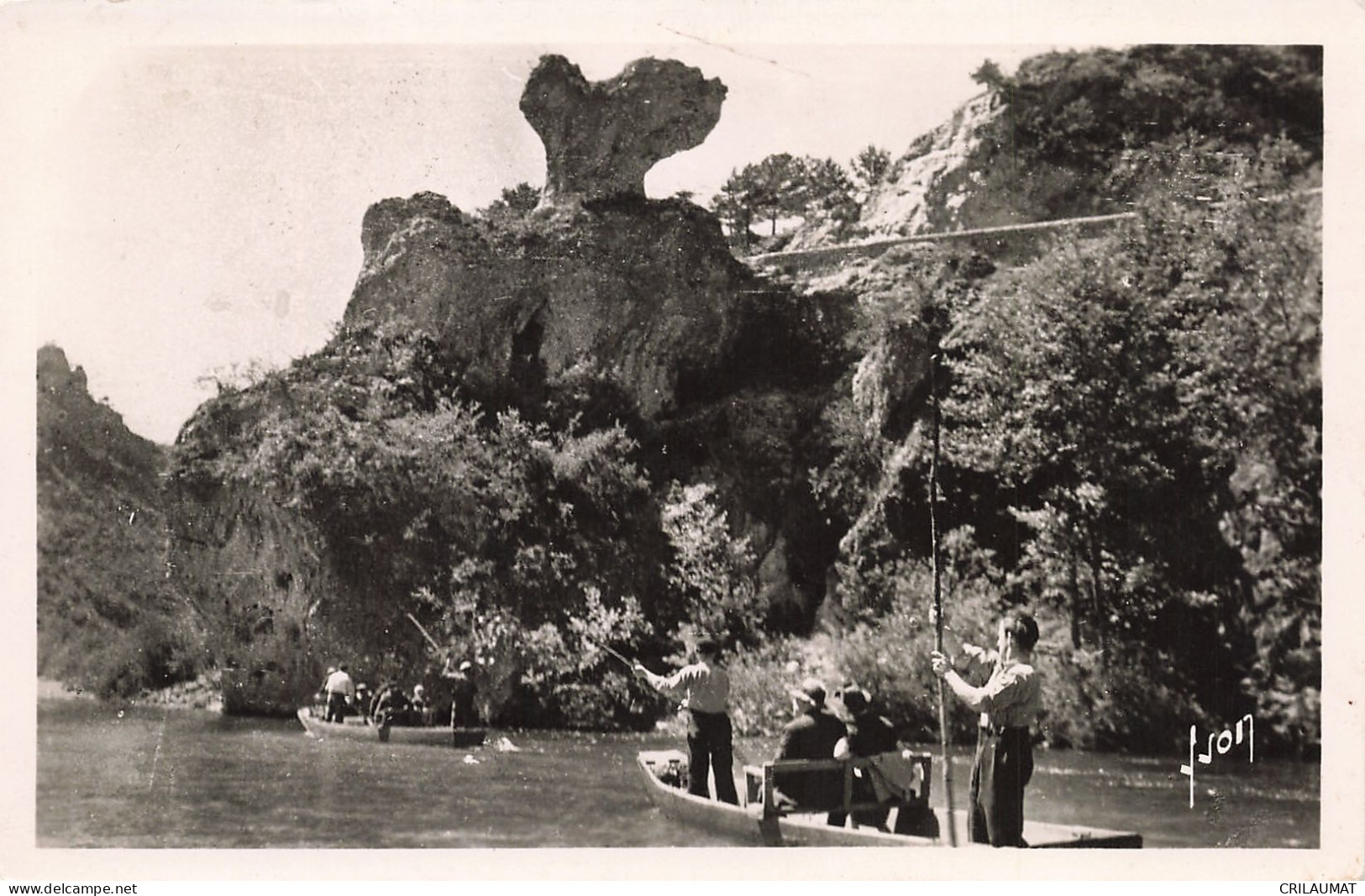 48-GORGES DU TARN ROCHER DU CHAMPIGNON-N°T5277-H/0023 - Gorges Du Tarn