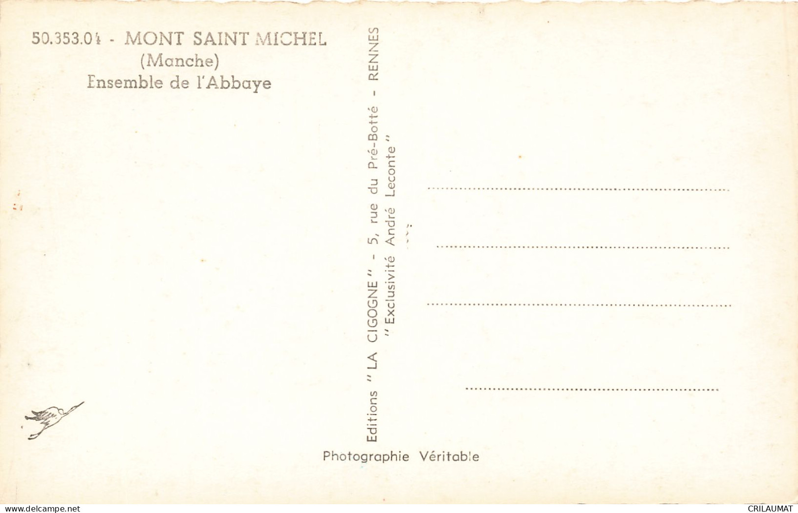 50-LE MONT SAINT MICHEL-N°T5277-G/0281 - Le Mont Saint Michel