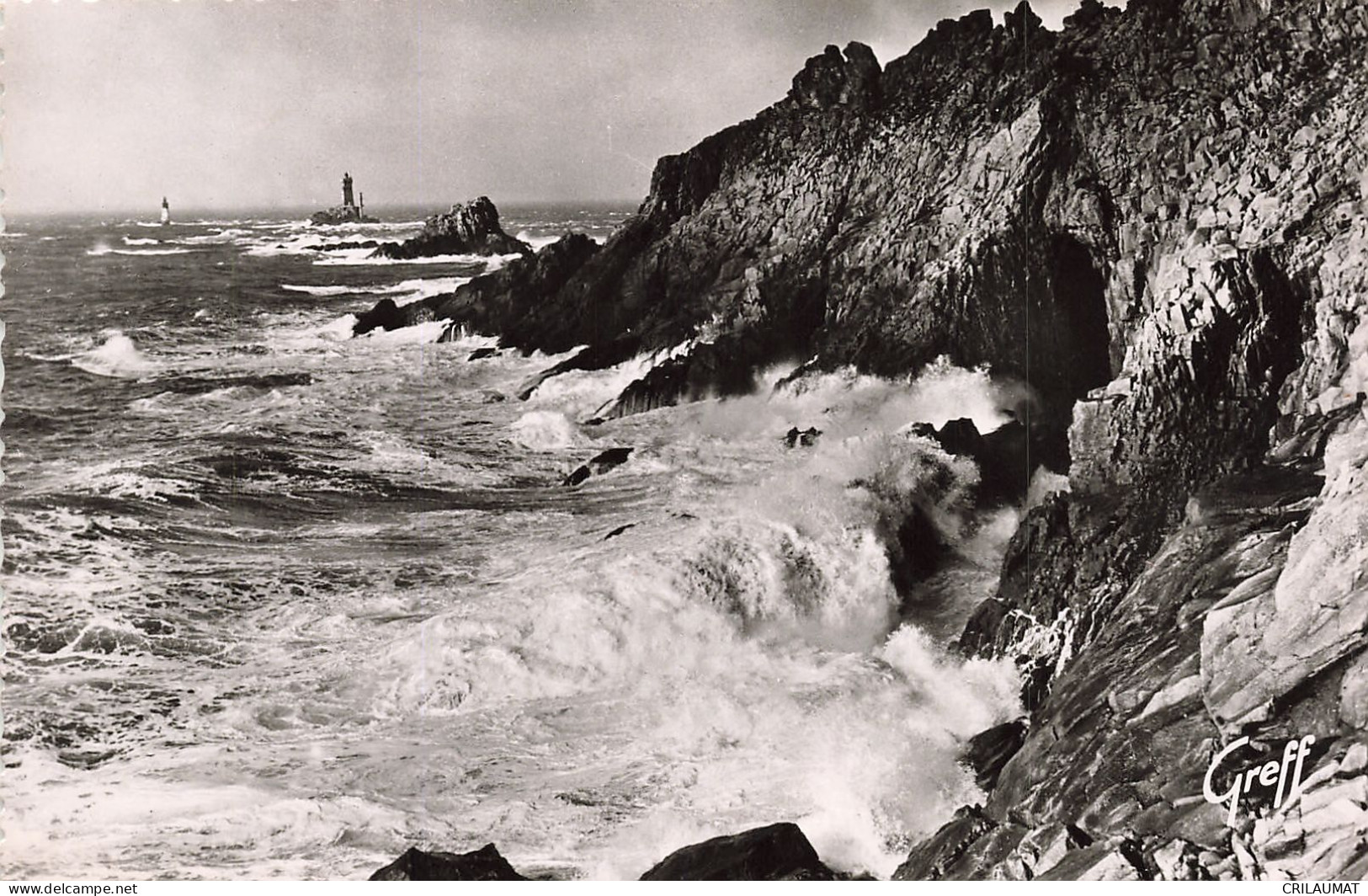 29-LA POINTE DU RAZ ET LE PHARE DE LA VIEILLE-N°T5277-G/0191 - La Pointe Du Raz