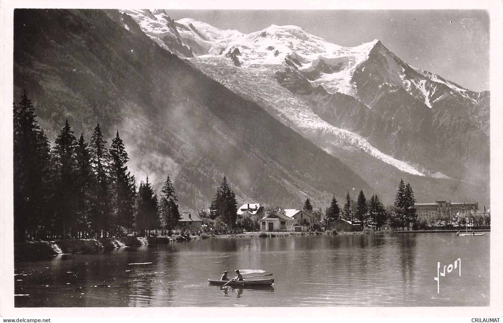 74-CHAMONIX LE LAC LE MONT BLANC LE DOME-N°T5277-G/0177 - Chamonix-Mont-Blanc