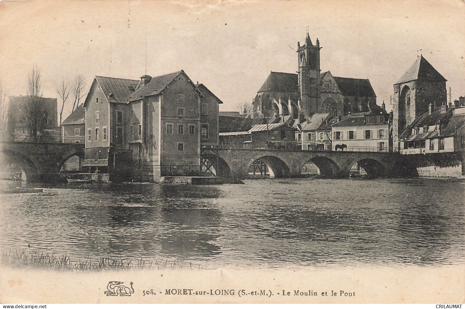 77-MORET SUR LOING-N°T5277-F/0335 - Moret Sur Loing