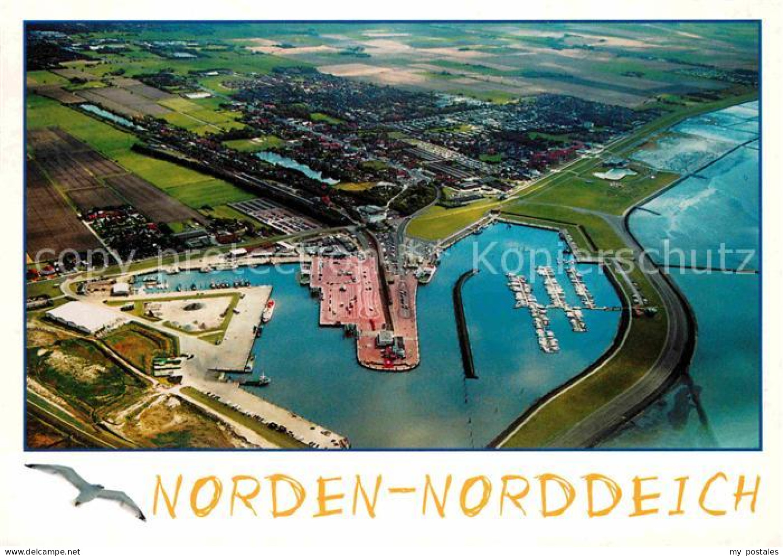 72853004 Norddeich Ostfriesland Fliegeraufnahme Norddeich - Andere & Zonder Classificatie