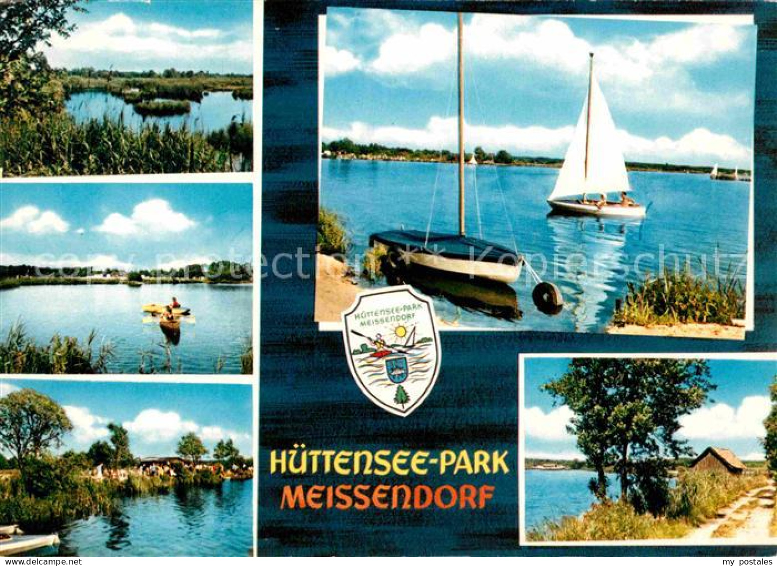 72852990 Meissendorf Huettensee-Park Segelboot  Meissendorf - Sonstige & Ohne Zuordnung