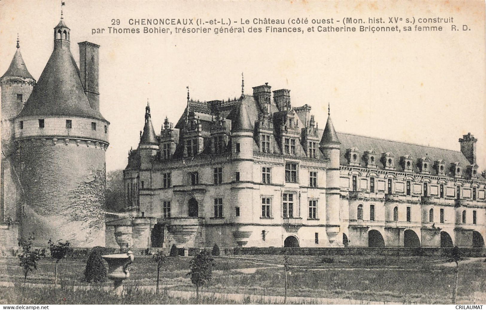 37-CHENONCEAUX-N°T5278-B/0191 - Chenonceaux