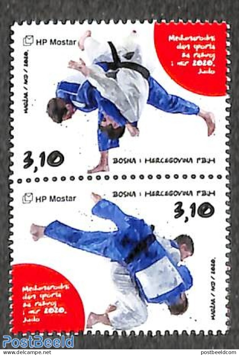 Bosnia Herzegovina - Croatic Adm. 2020 Int. Sport Day 2v [:], Mint NH, Sport - Judo - Sport (other And Mixed) - Bosnia And Herzegovina