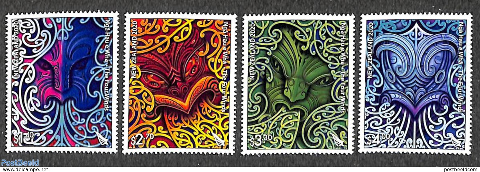 New Zealand 2020 The Four Winds 4v, Mint NH - Nuevos