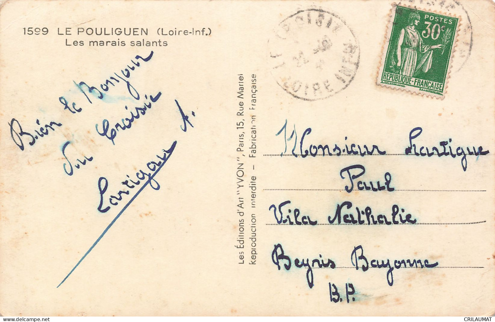 44-LE POULIGUEN-N°T5278-B/0065 - Le Pouliguen