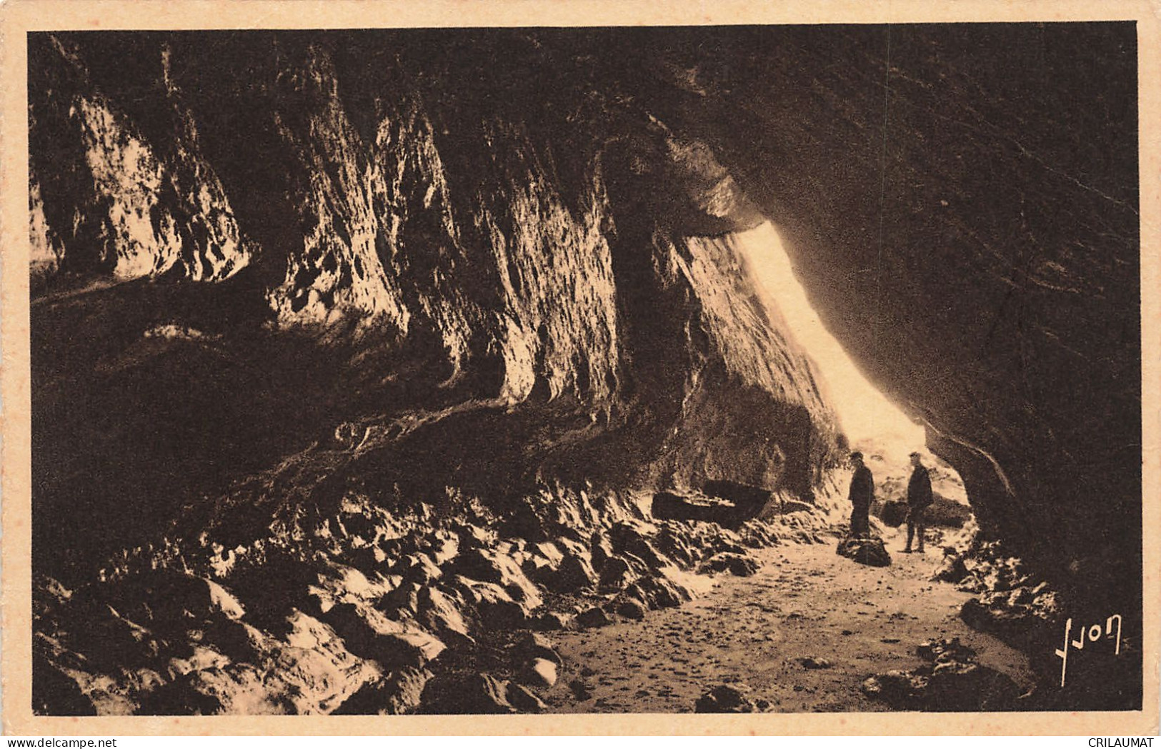 29-POINTE DU RAZ DE SEIN GROTTE DE LA BAIE DES TREPASSES-N°T5278-A/0127 - Andere & Zonder Classificatie