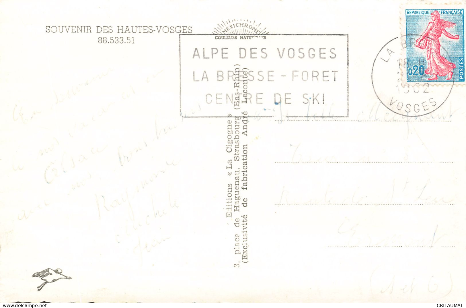 88-LES HAUTES VOSGES-N°T5277-H/0357 - Other & Unclassified