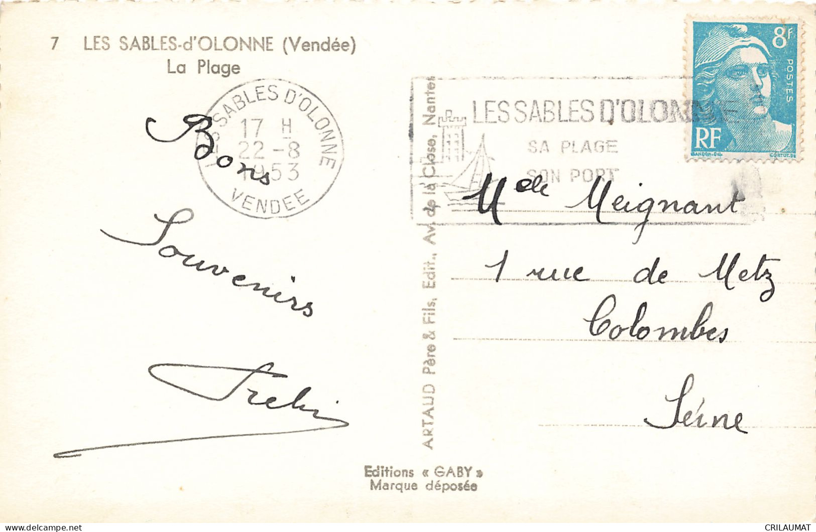 85-LES SABLES D OLONNE-N°T5277-H/0319 - Sables D'Olonne