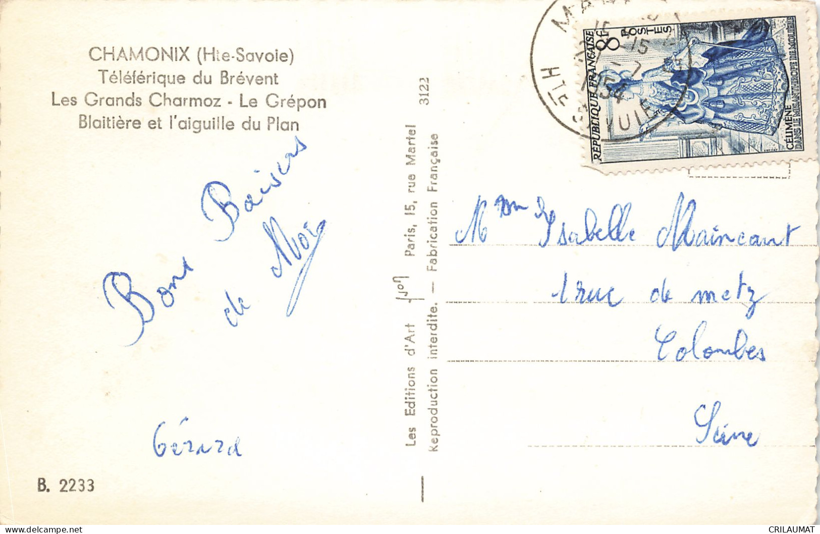 74-CHAMONIX TELEFERIQUE DU BREVENT-N°T5277-H/0301 - Chamonix-Mont-Blanc