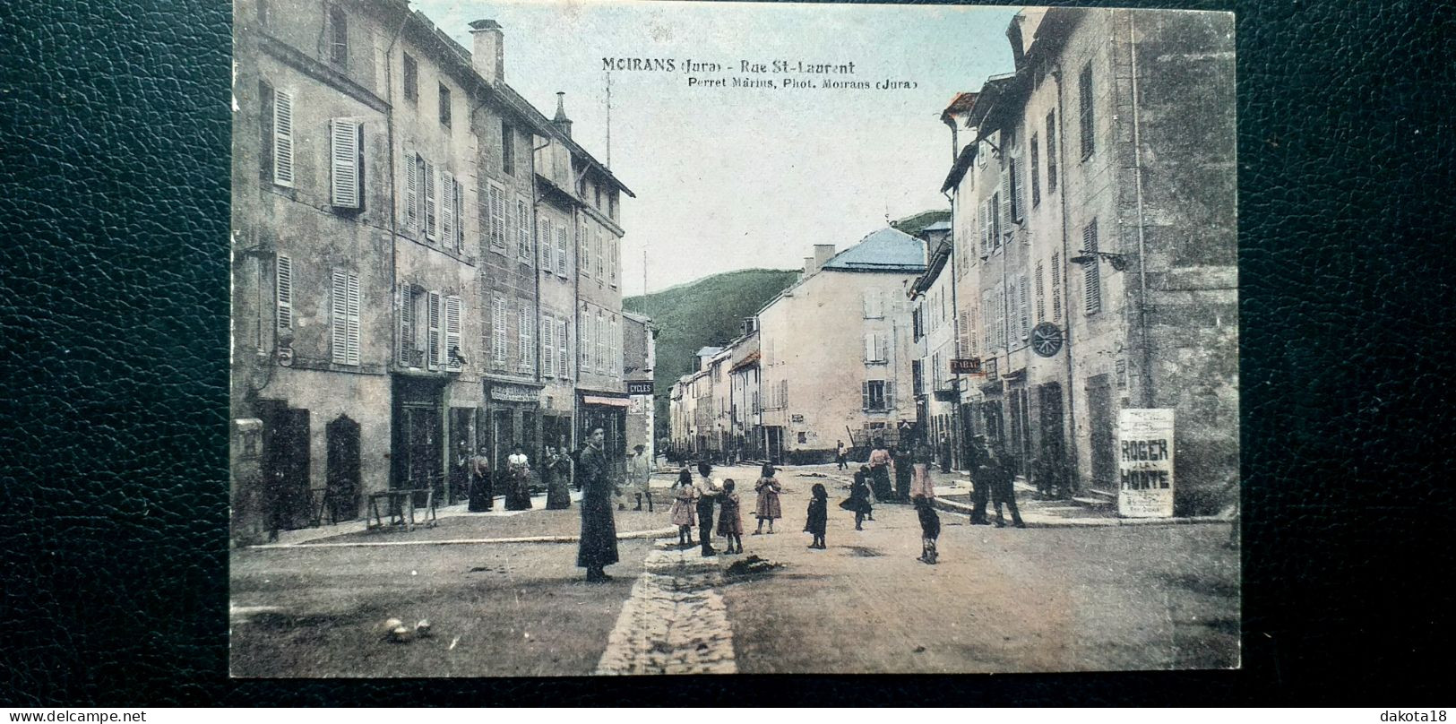 39 , Moirans , La Rue Rue Saint Laurent Et Ses Habitants En 1918 - Autres & Non Classés