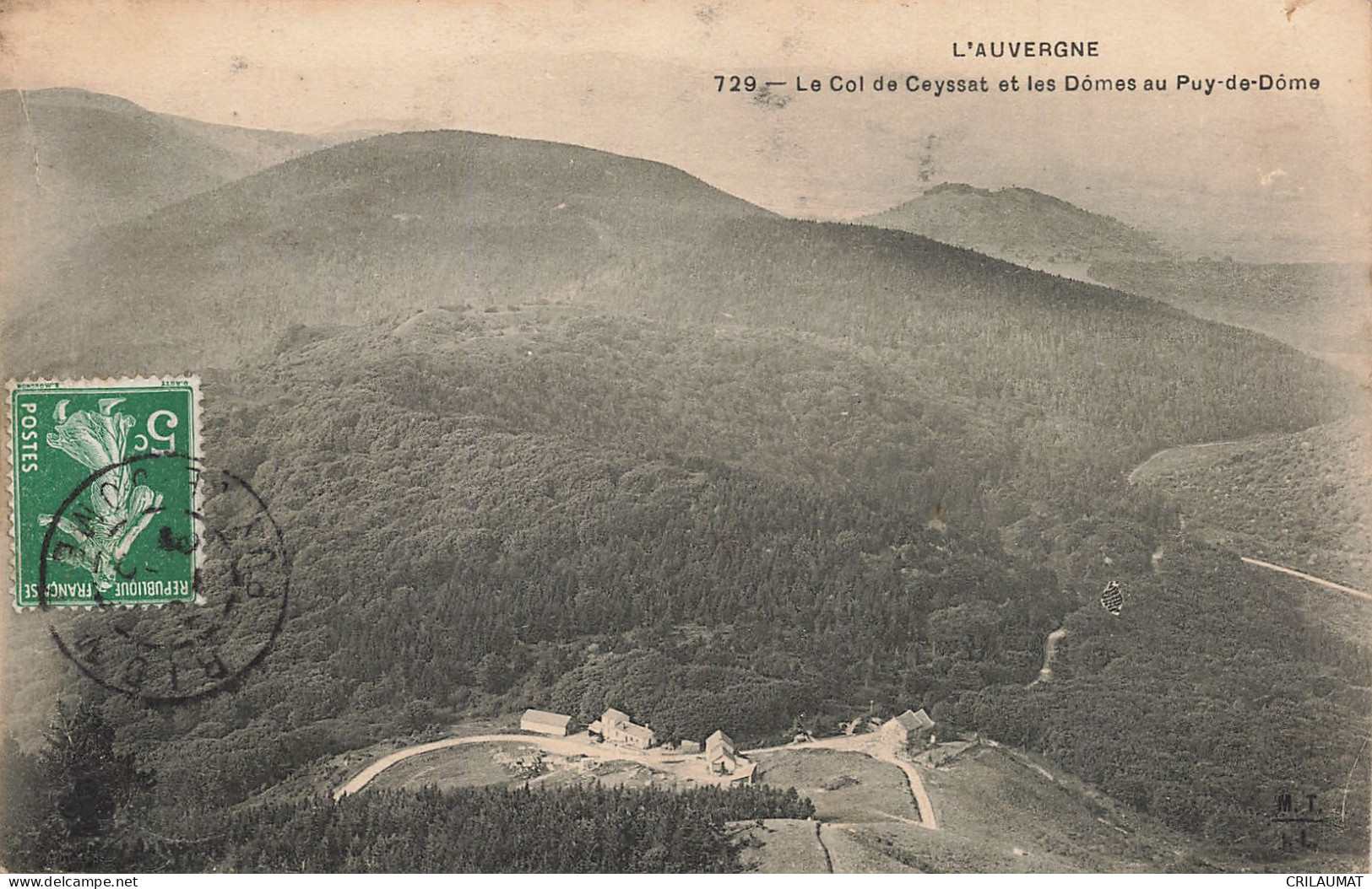 63-LE COL DE CEYSSAT ET LES DOMES AU PUY DE DOME-N°T5278-E/0115 - Sonstige & Ohne Zuordnung