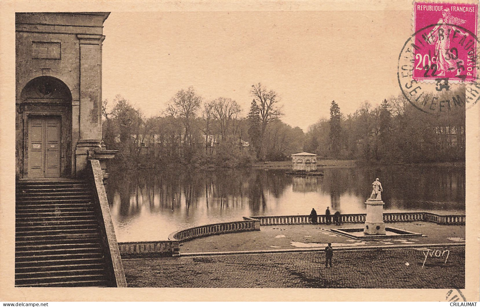 77-FONTAINEBLEAU LE PALAIS ETANG DES CARPES-N°T5278-D/0385 - Fontainebleau