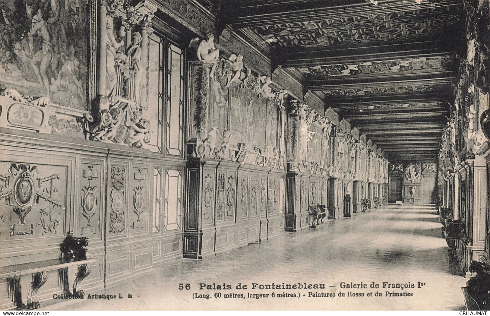 77-FONTAINEBLEAU LE PALAIS GALERIE DE FRANCOIS 1ER-N°T5278-D/0375 - Fontainebleau