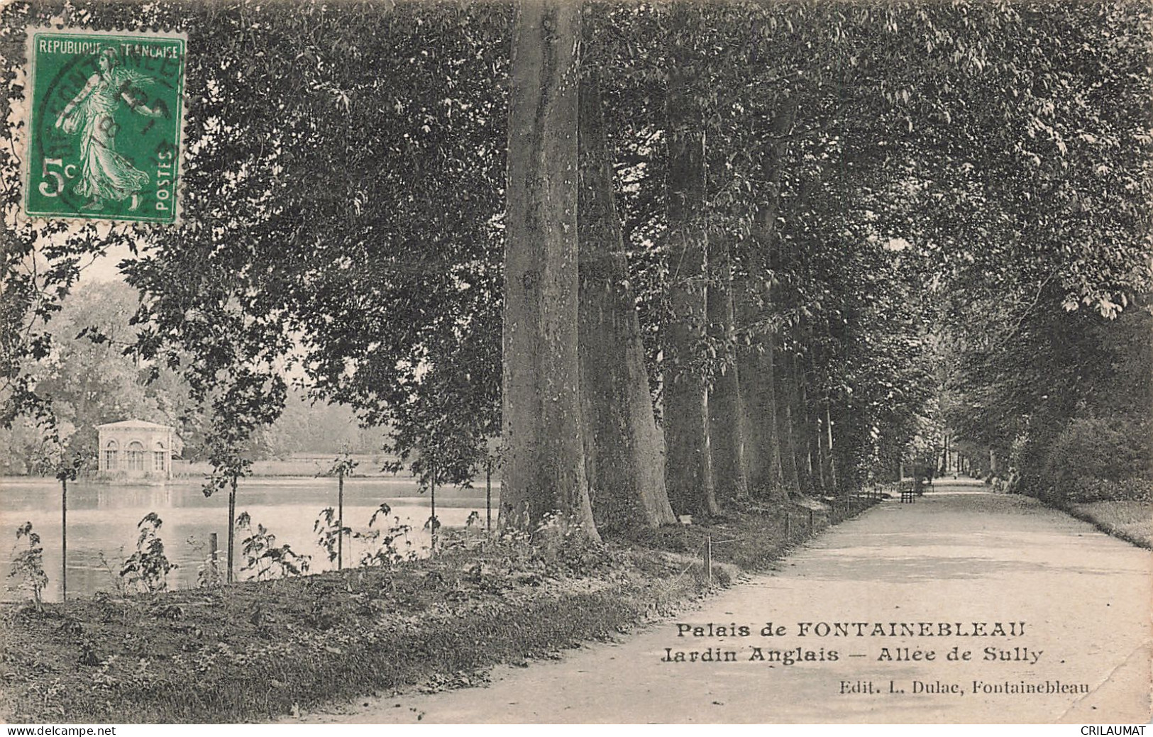 77-FONTAINEBLEAU LE PALAIS JARDIN ANGLAIS-N°T5278-D/0383 - Fontainebleau