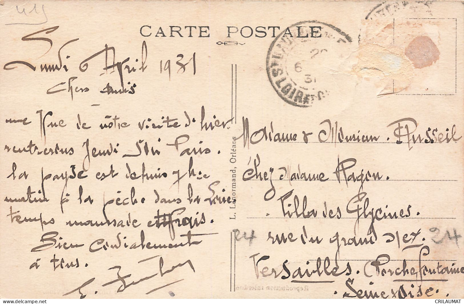 41-CHAMBORD-N°T5278-D/0353 - Chambord