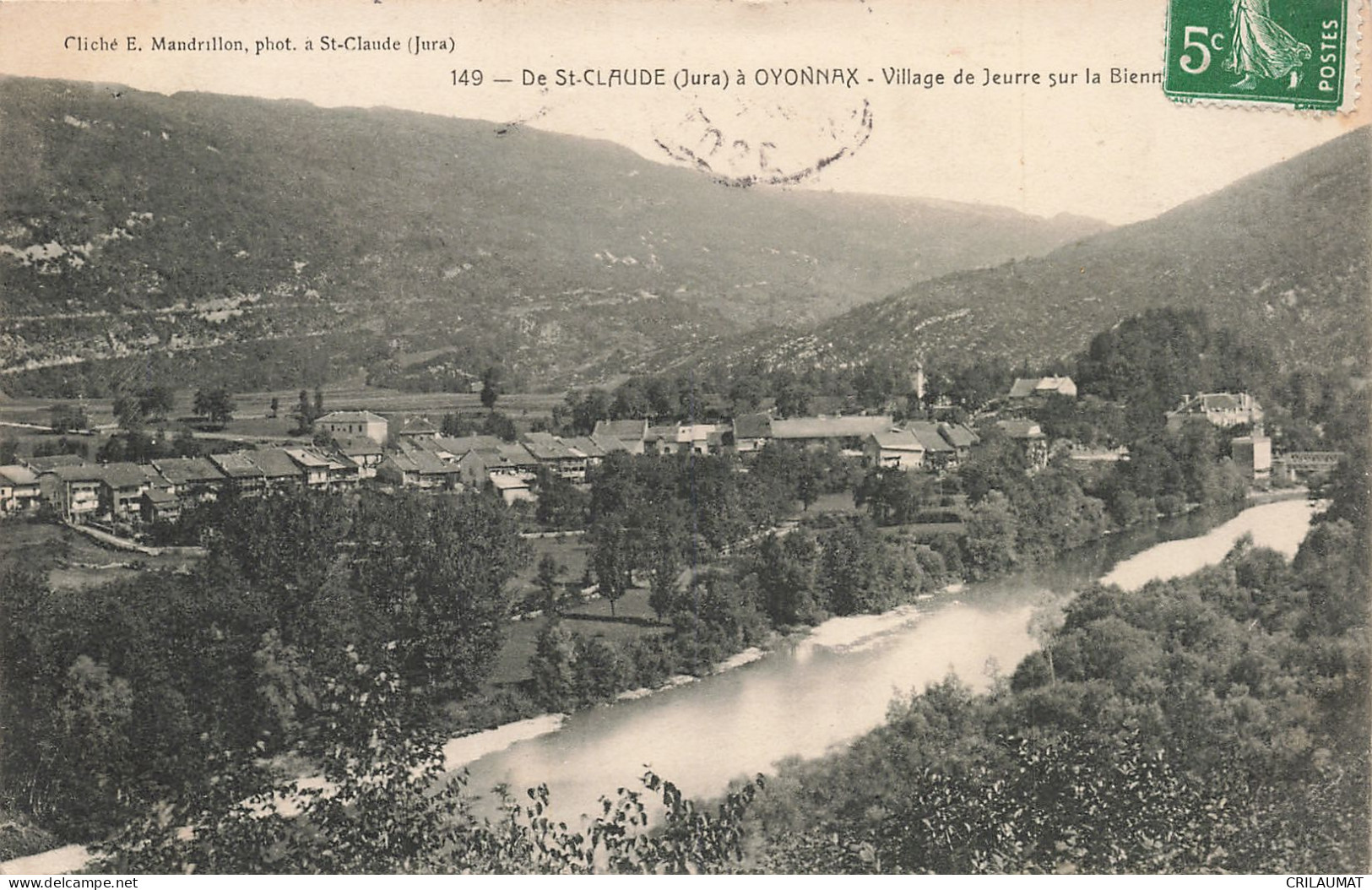 39-DE SAINT CLAUDE A OYONNAX-N°T5278-D/0325 - Sonstige & Ohne Zuordnung