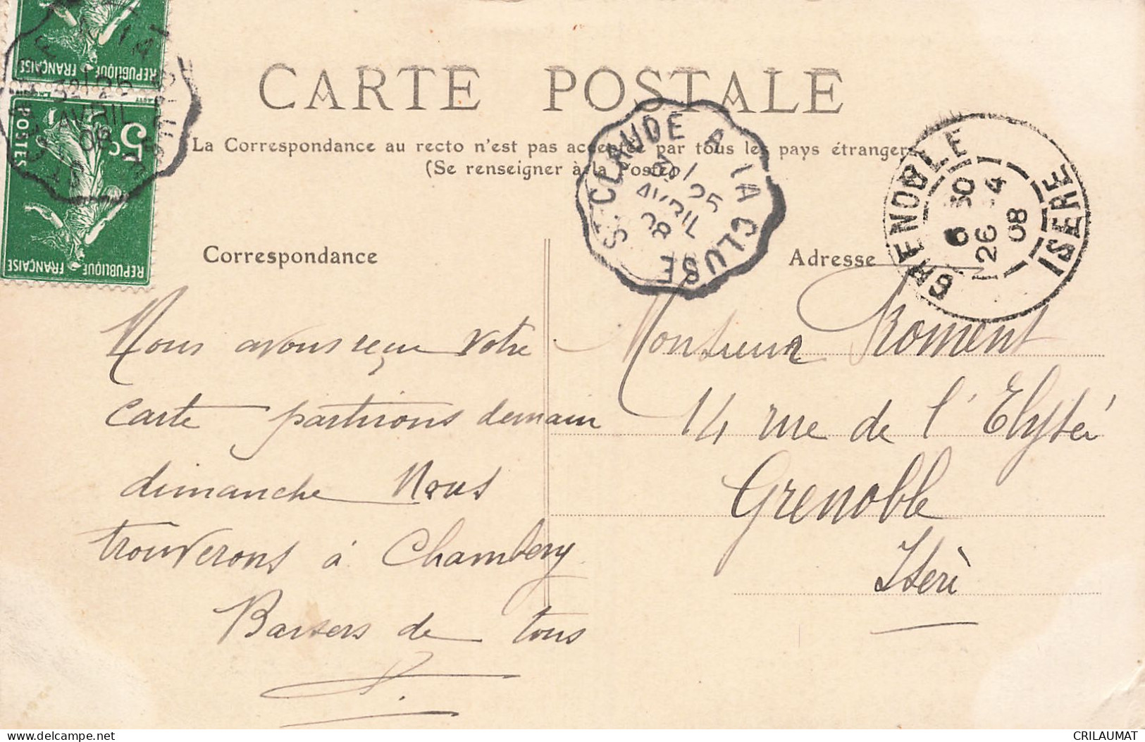 39-DE SAINT CLAUDE A OYONNAX-N°T5278-D/0325 - Other & Unclassified