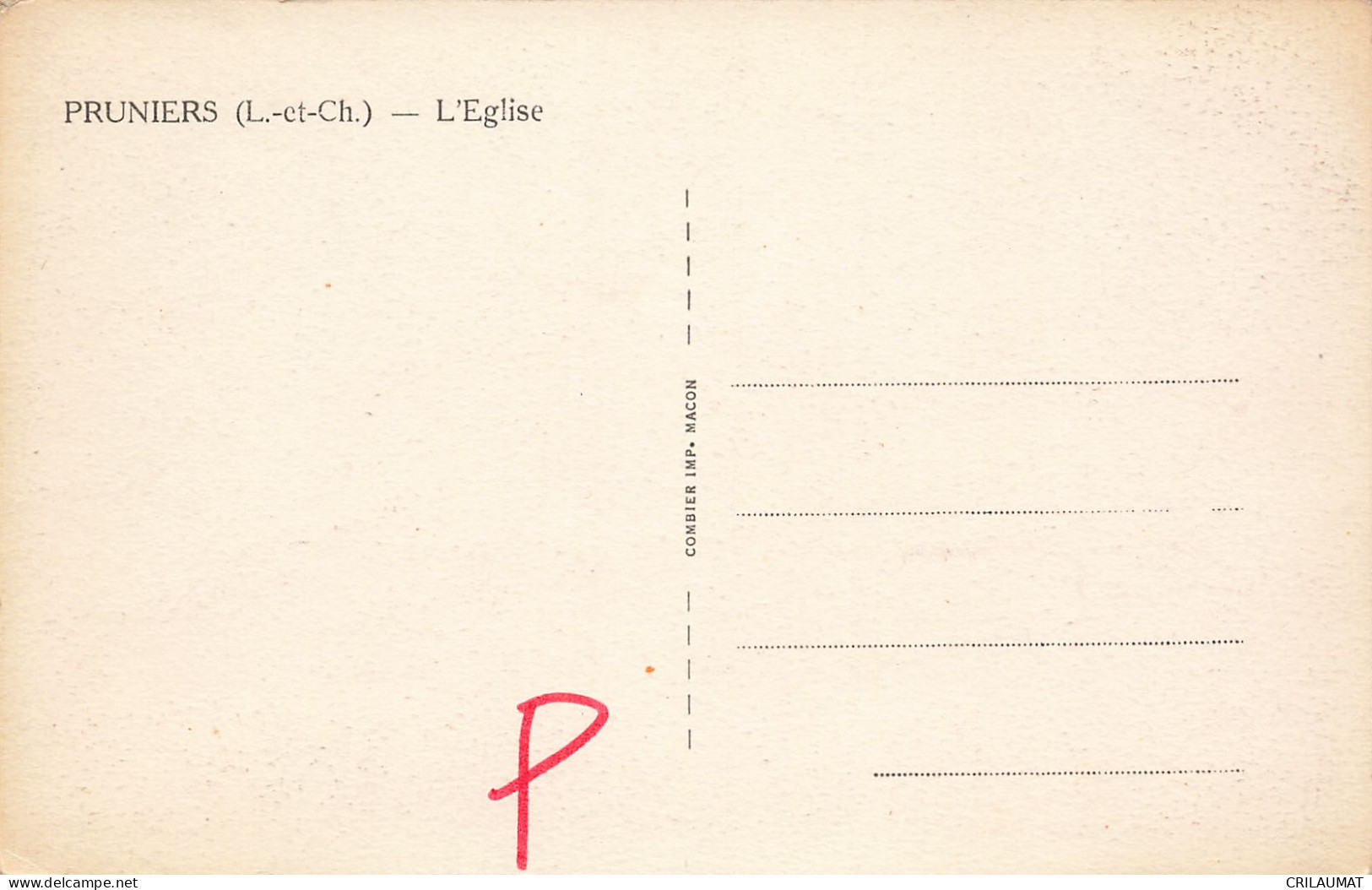 41-PRUNIERS-N°T5278-D/0279 - Altri & Non Classificati