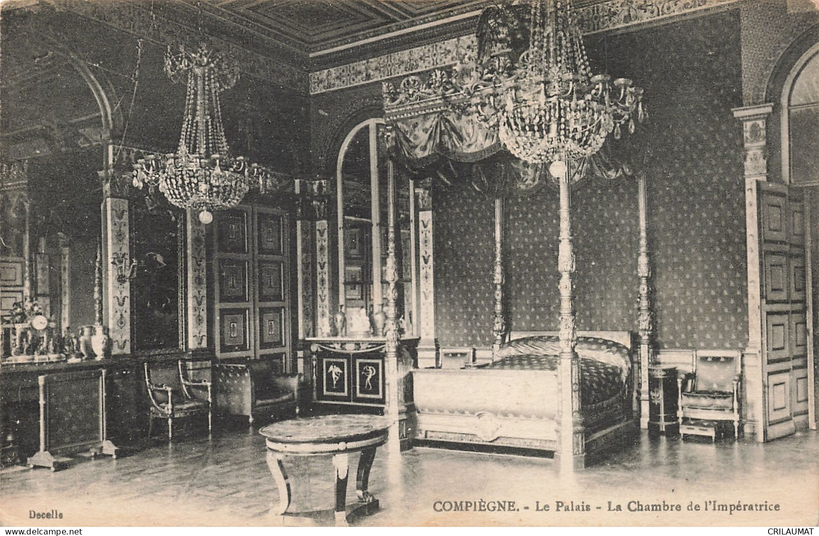 60-COMPIEGNE LE PALAIS LA CHAMBRE DE L IMPERATRICE-N°T5278-D/0123 - Compiegne