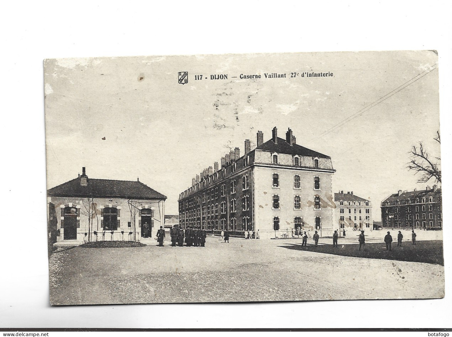 CPA DPT  21 DIJON   CASERNE VAILLANT , 27e D INFANTERIE En 1918! - Dijon