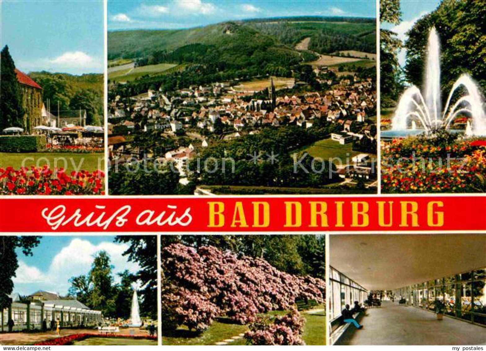 72852848 Bad Driburg Teilansichten Kurort Kurpark Springbrunnen Alhausen - Bad Driburg