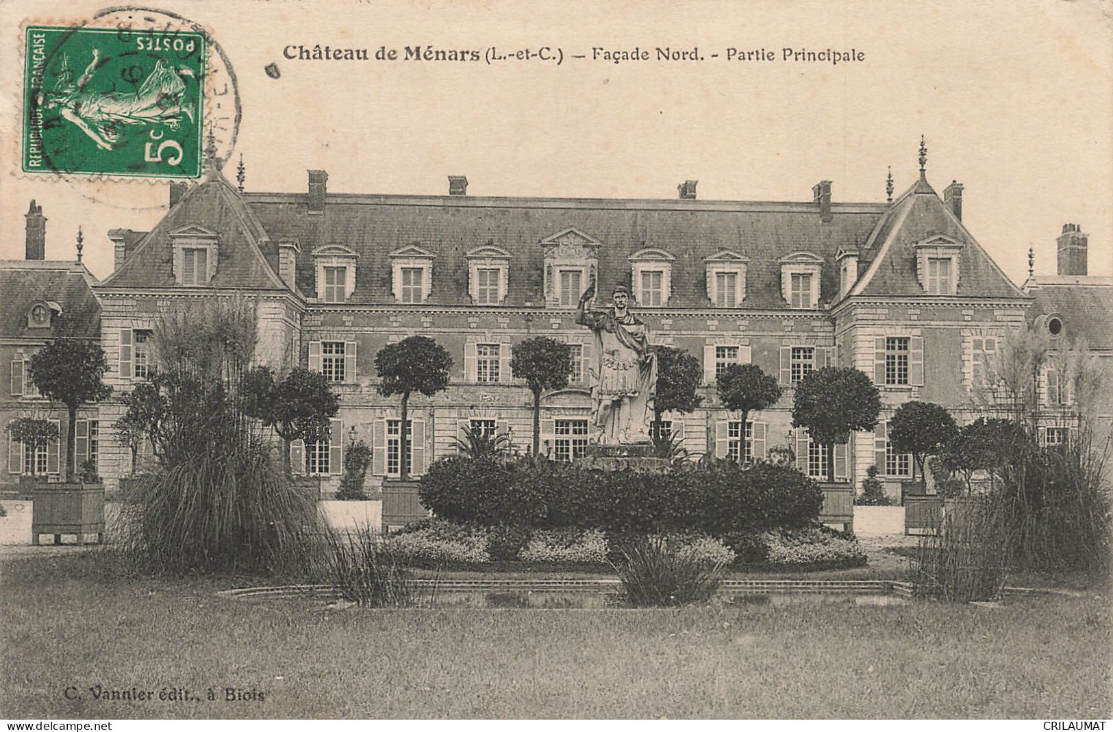 41-CHÂTEAU DE MENARS-N°T5278-G/0387 - Other & Unclassified