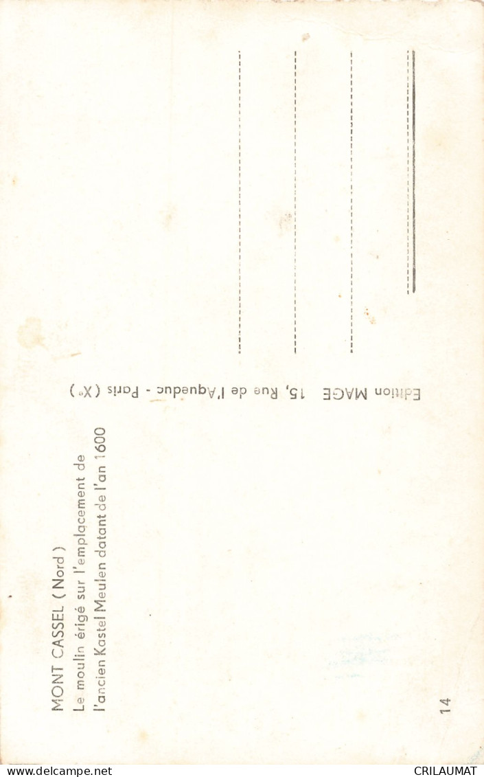 59-MONT CASSEL-N°T5278-G/0285 - Sonstige & Ohne Zuordnung