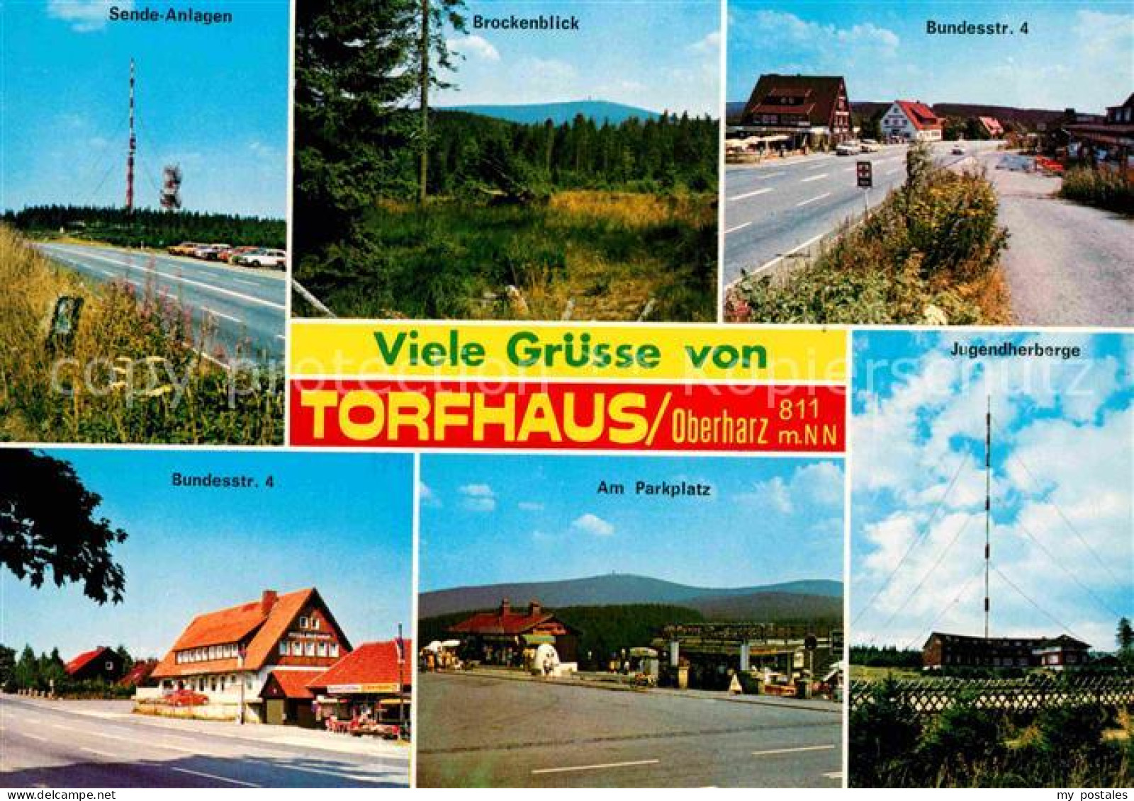 72852828 Torfhaus Harz Sendeanlagen Brockenblick Bundesstrasse Jugendherberge Pa - Altenau