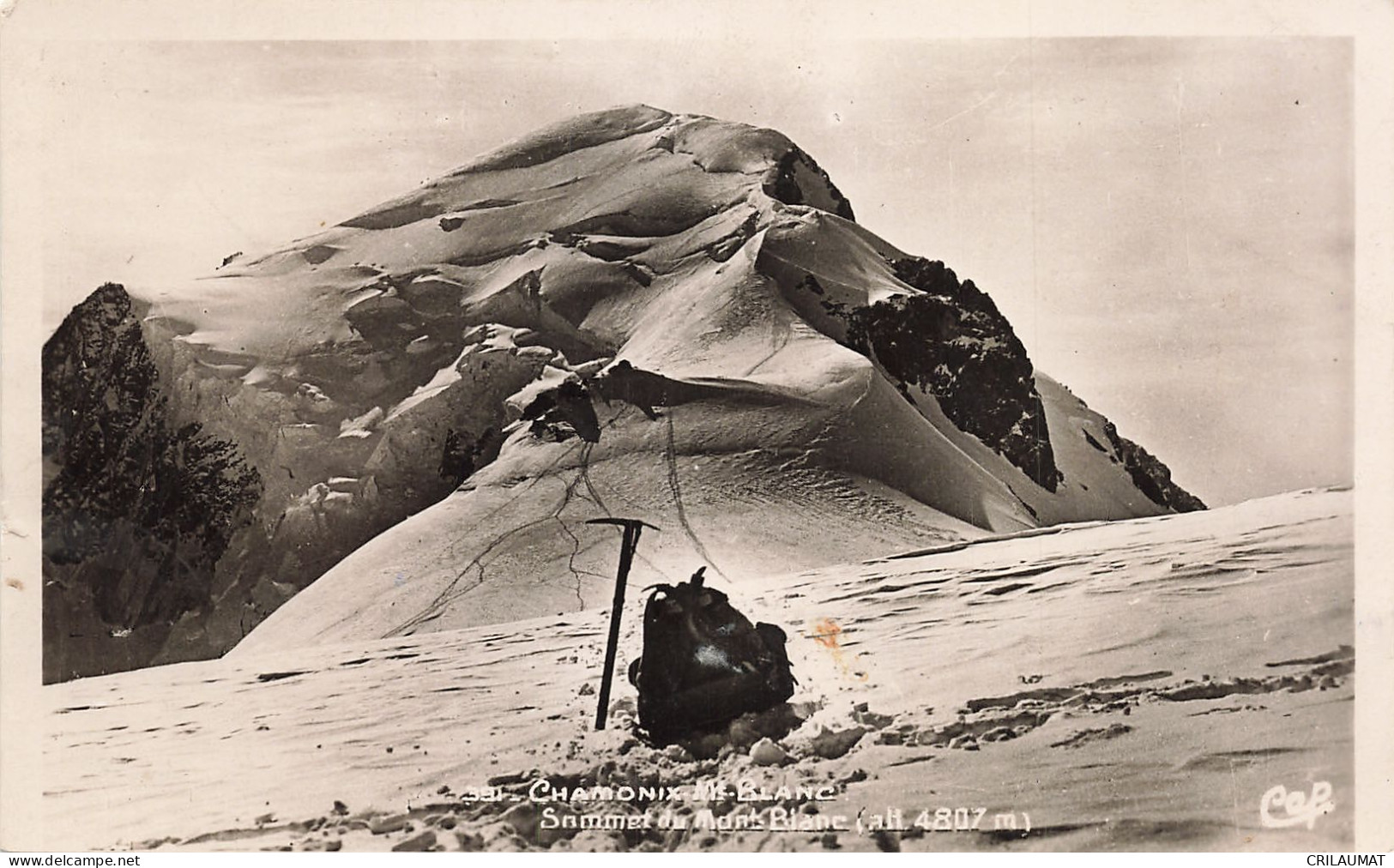 74-CHAMONIX MONT BLANC SOMMET DU MONT BLANC-N°T5278-G/0185 - Chamonix-Mont-Blanc