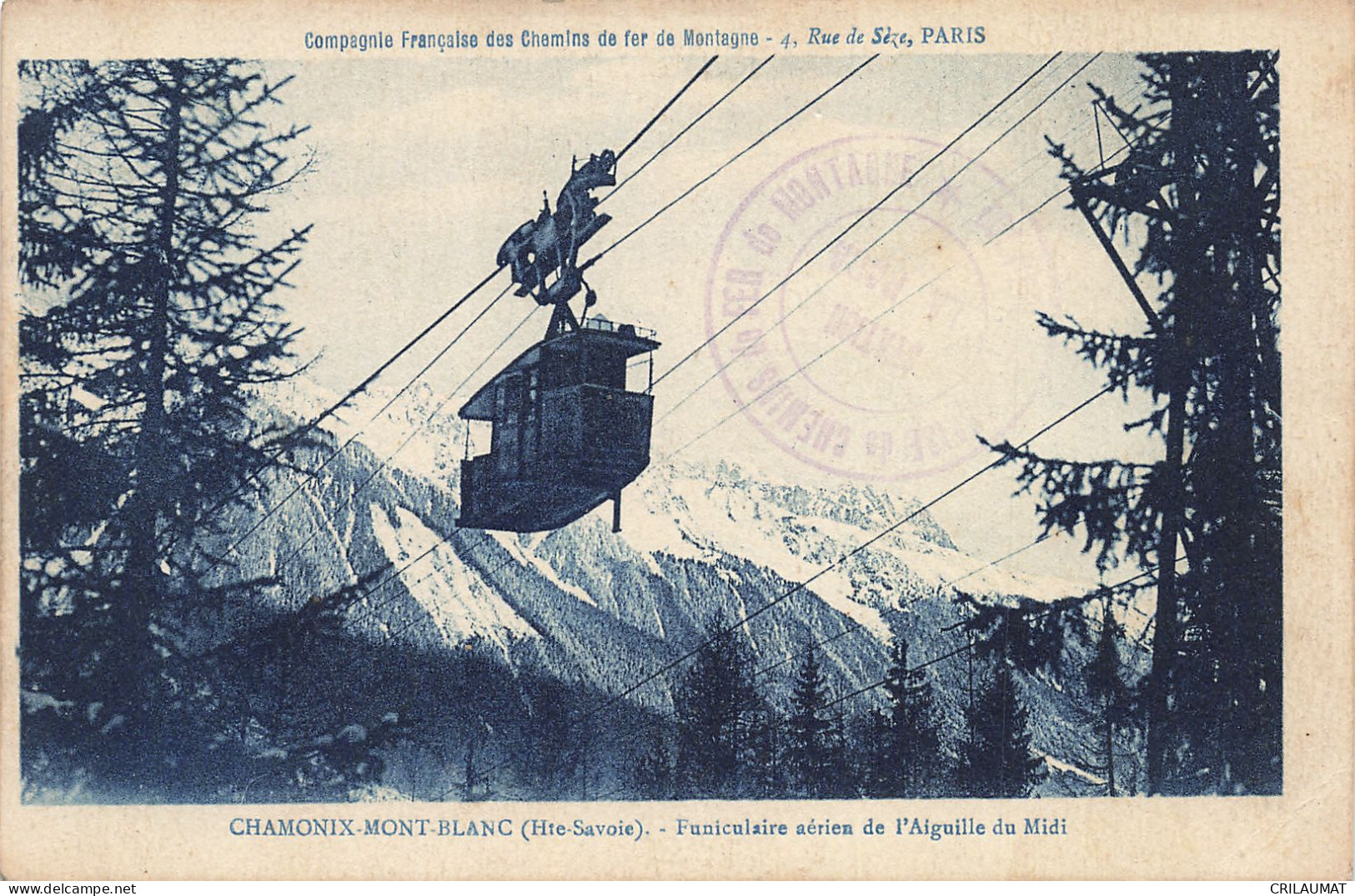 74-CHAMONIX MONT BLANC FUNICULAIRE DE L AIGUILLE DU MIDI-N°T5278-F/0263 - Chamonix-Mont-Blanc