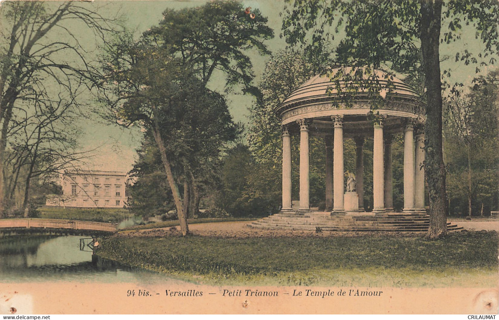 78-VERSAILLES PETIT TRIANON LE TEMPLE DE L AMOUR-N°T5278-F/0143 - Versailles (Schloß)