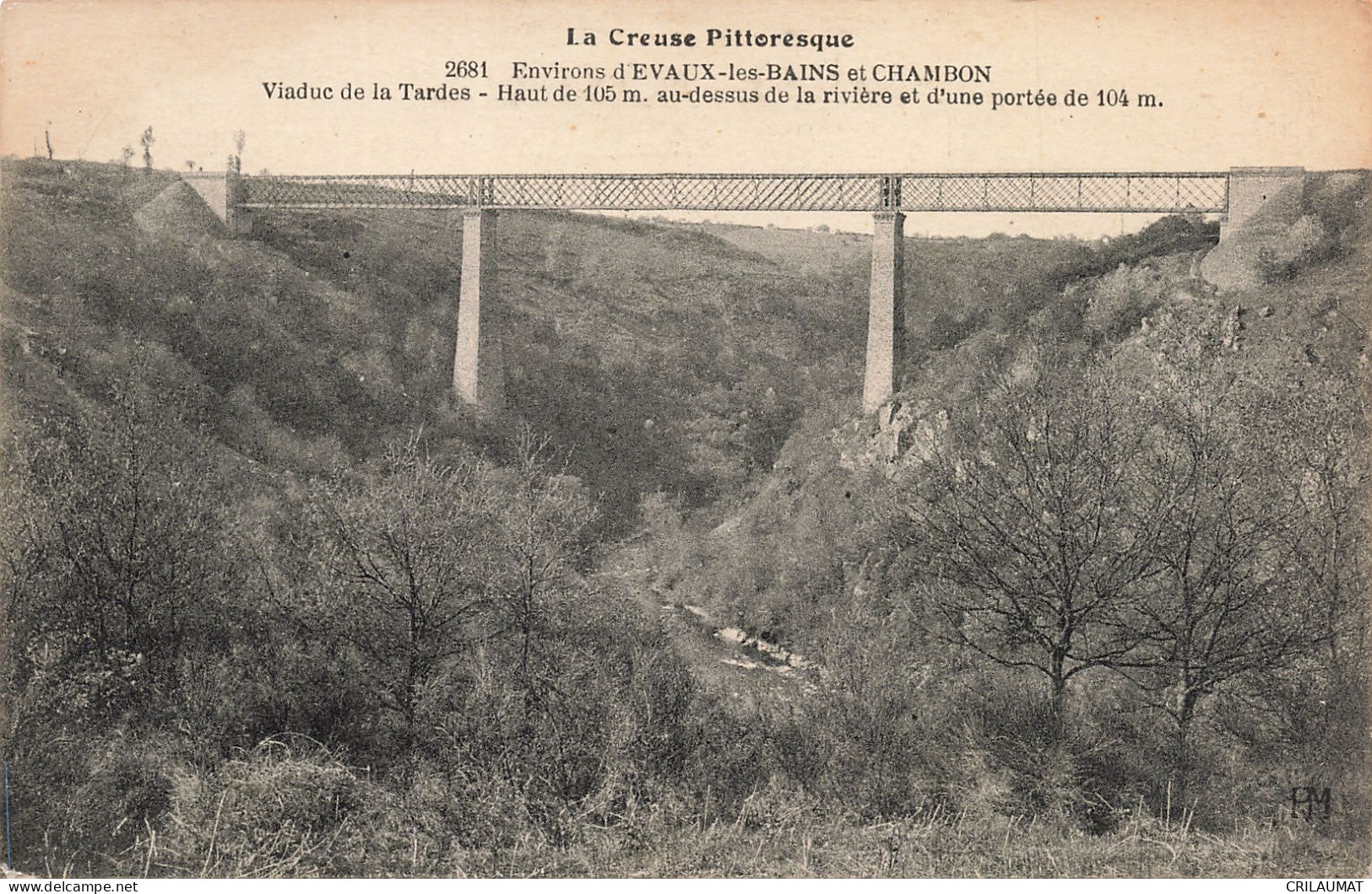 23-VIADUC DE LA TARDES-N°T5278-F/0141 - Andere & Zonder Classificatie