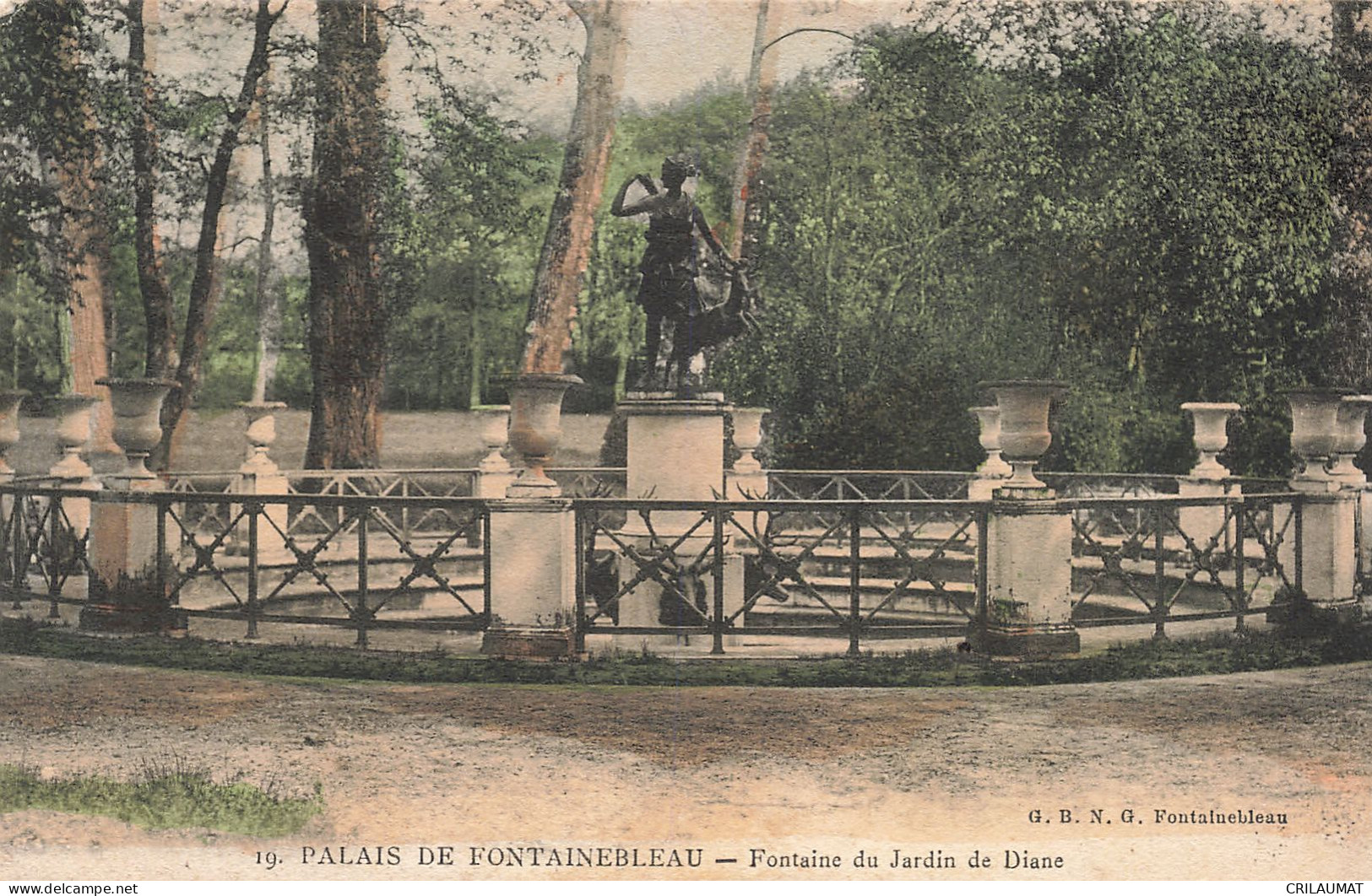 77-FONTAINEBLEAU LE PALAIS FONTAINE DU JARDIN DE DIANE-N°T5278-F/0133 - Fontainebleau