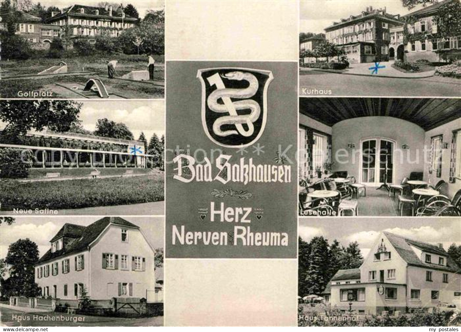 72852796 Bad Salzhausen Minigolf Saline Kurhaus Lesehalle Bad Salzhausen - Altri & Non Classificati