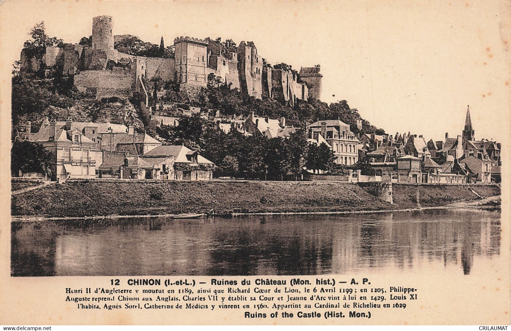 37-CHINON-N°T5278-E/0397 - Chinon