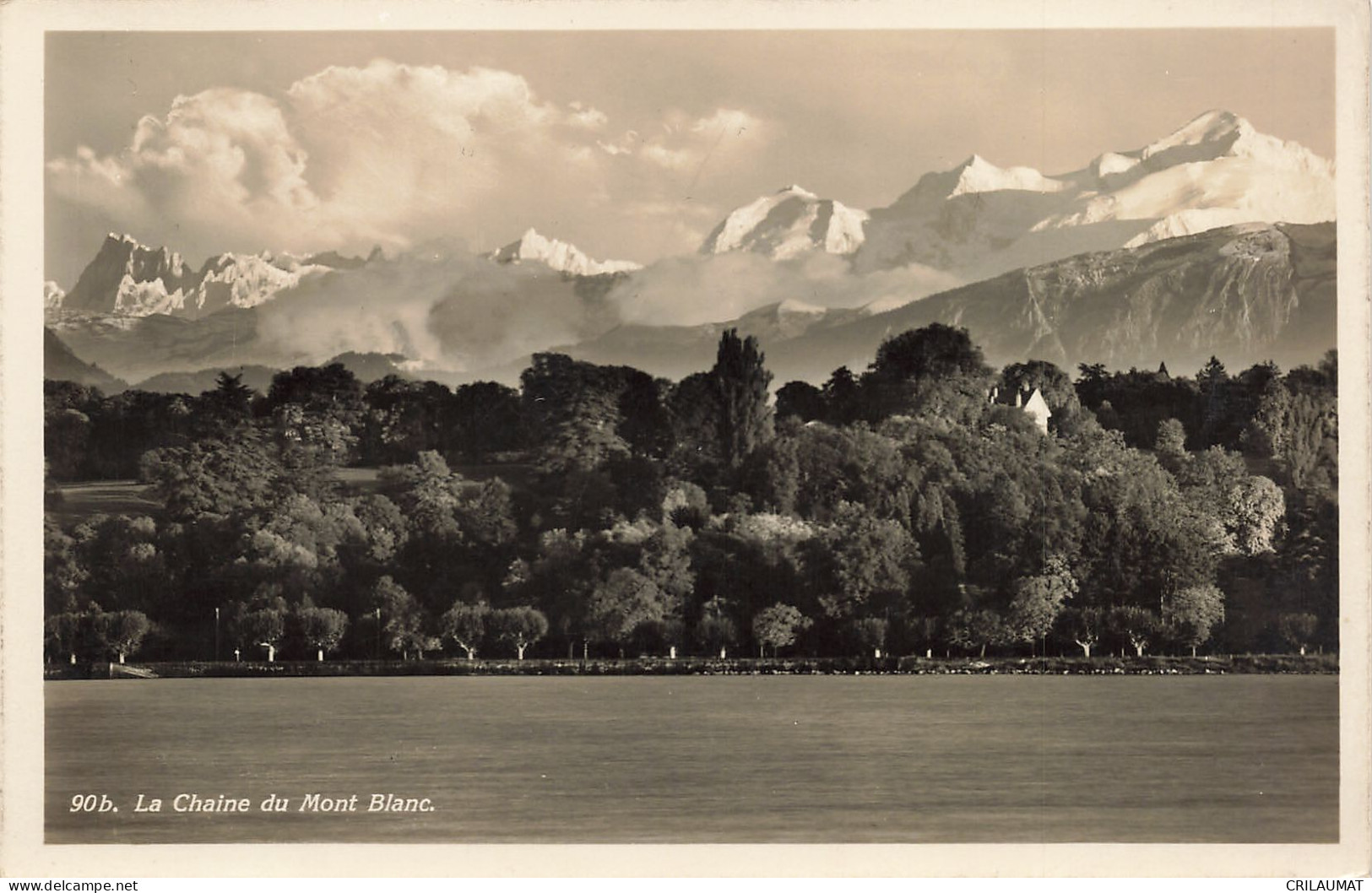 74-LA CHAINE DU MONT BLANC-N°T5278-E/0377 - Sonstige & Ohne Zuordnung