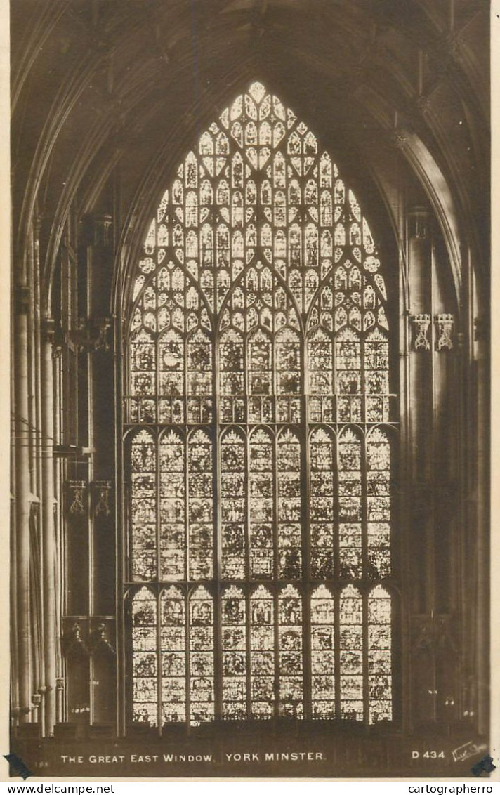 England York Minster - The Great Window Detail Aspect - York