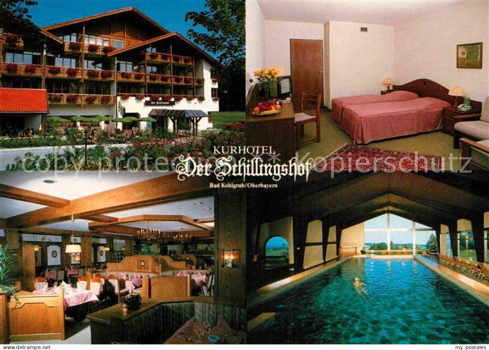 72852779 Bad Kohlgrub Kurhotel Sanatorium Der Schillingshof Restaurant Hallenbad - Andere & Zonder Classificatie