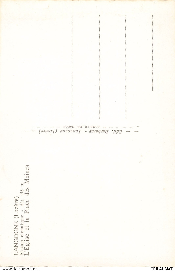 48-LANGOGNE-N°T5278-E/0287 - Langogne