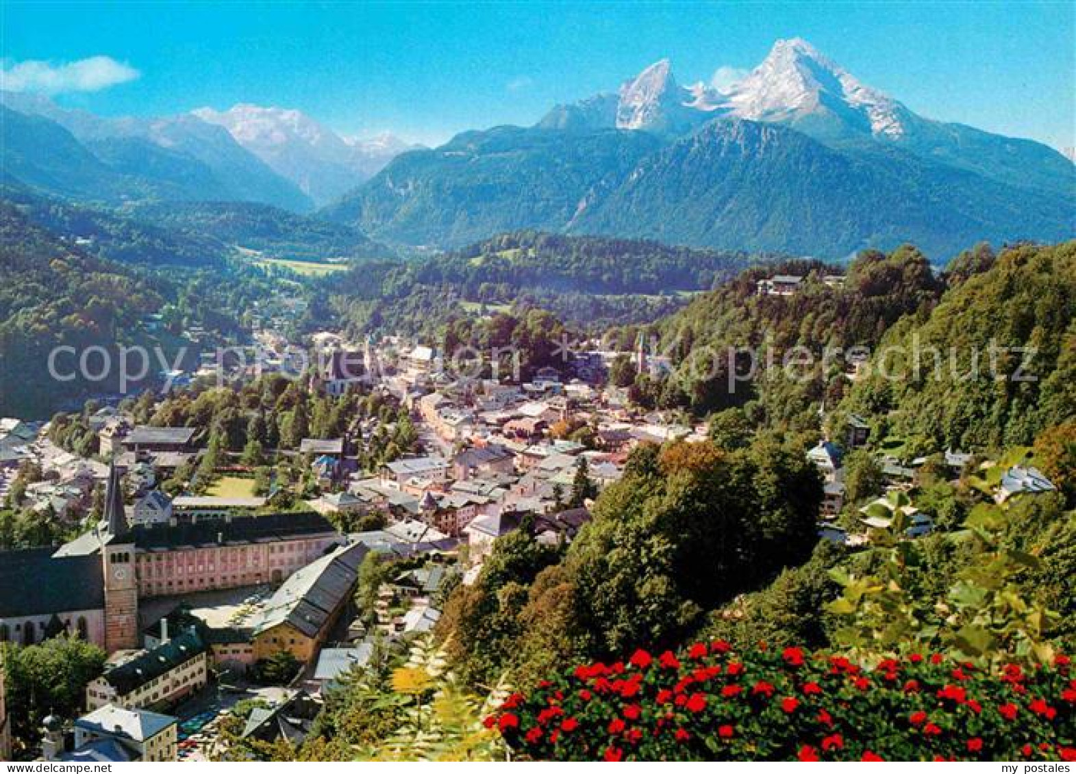 72852772 Berchtesgaden Gesamtansicht Mit Blick Zum Watzmann Alpen Berchtesgaden - Berchtesgaden