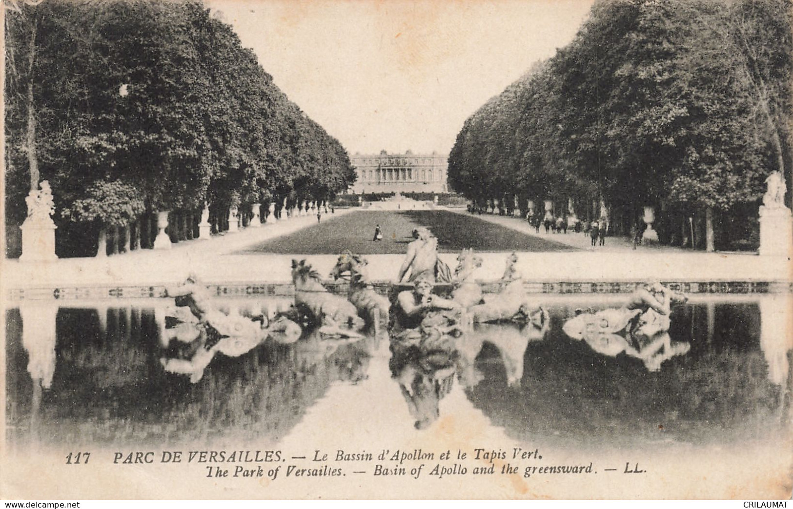 78-VERSAILLES LE PARC BASSIN D APOLLON-N°T5279-B/0109 - Versailles (Kasteel)