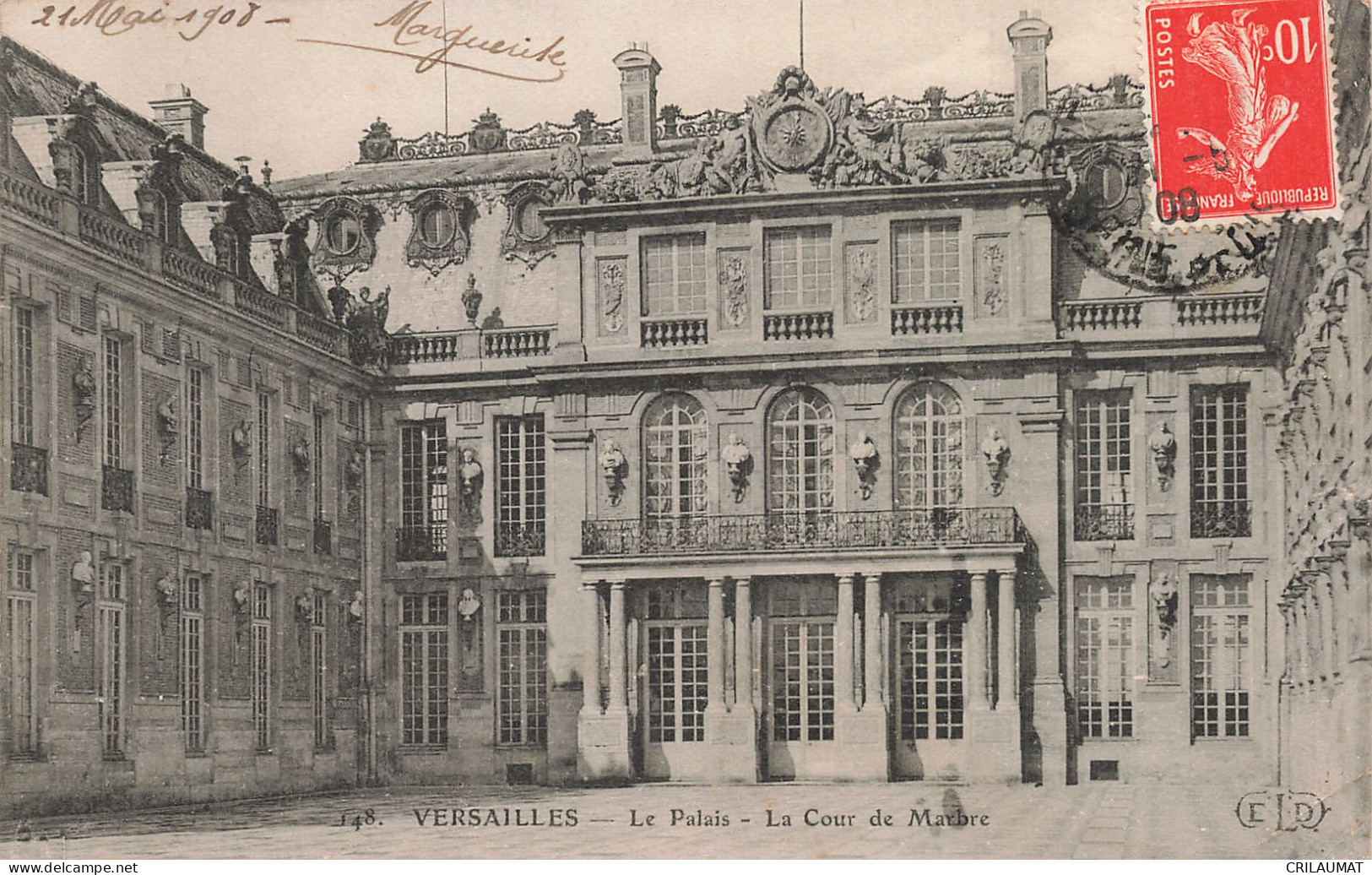 78-VERSAILLES LE PALAIS-N°T5279-B/0069 - Versailles (Château)