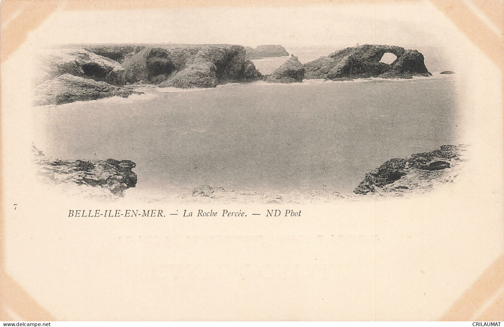 56-BELLE ILE EN MER LA ROCHE PERCEE -N°T5279-B/0017 - Belle Ile En Mer