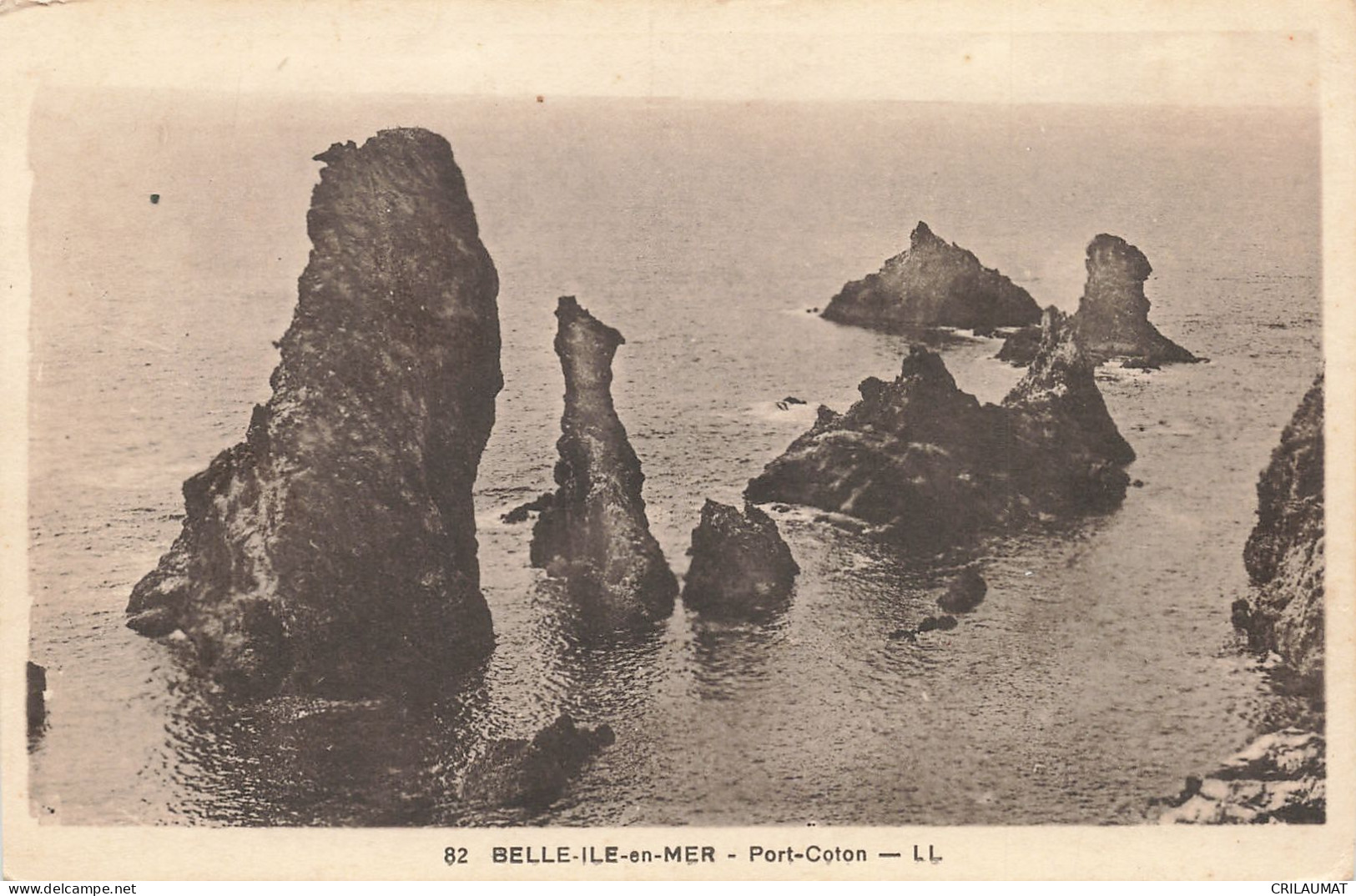 56-BELLE ILE EN MER PORT COTON-N°T5279-B/0009 - Belle Ile En Mer