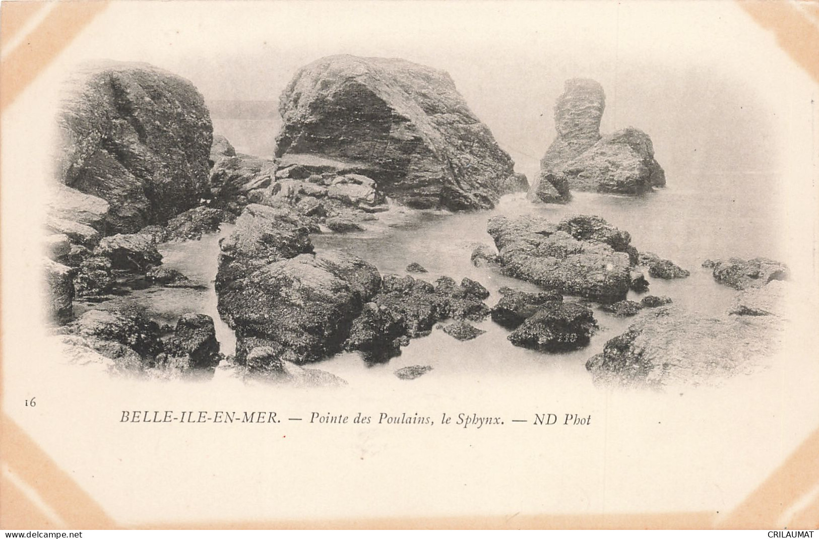 56-BELLE ILE EN MER POINTE DES POULAINS-N°T5279-B/0013 - Belle Ile En Mer