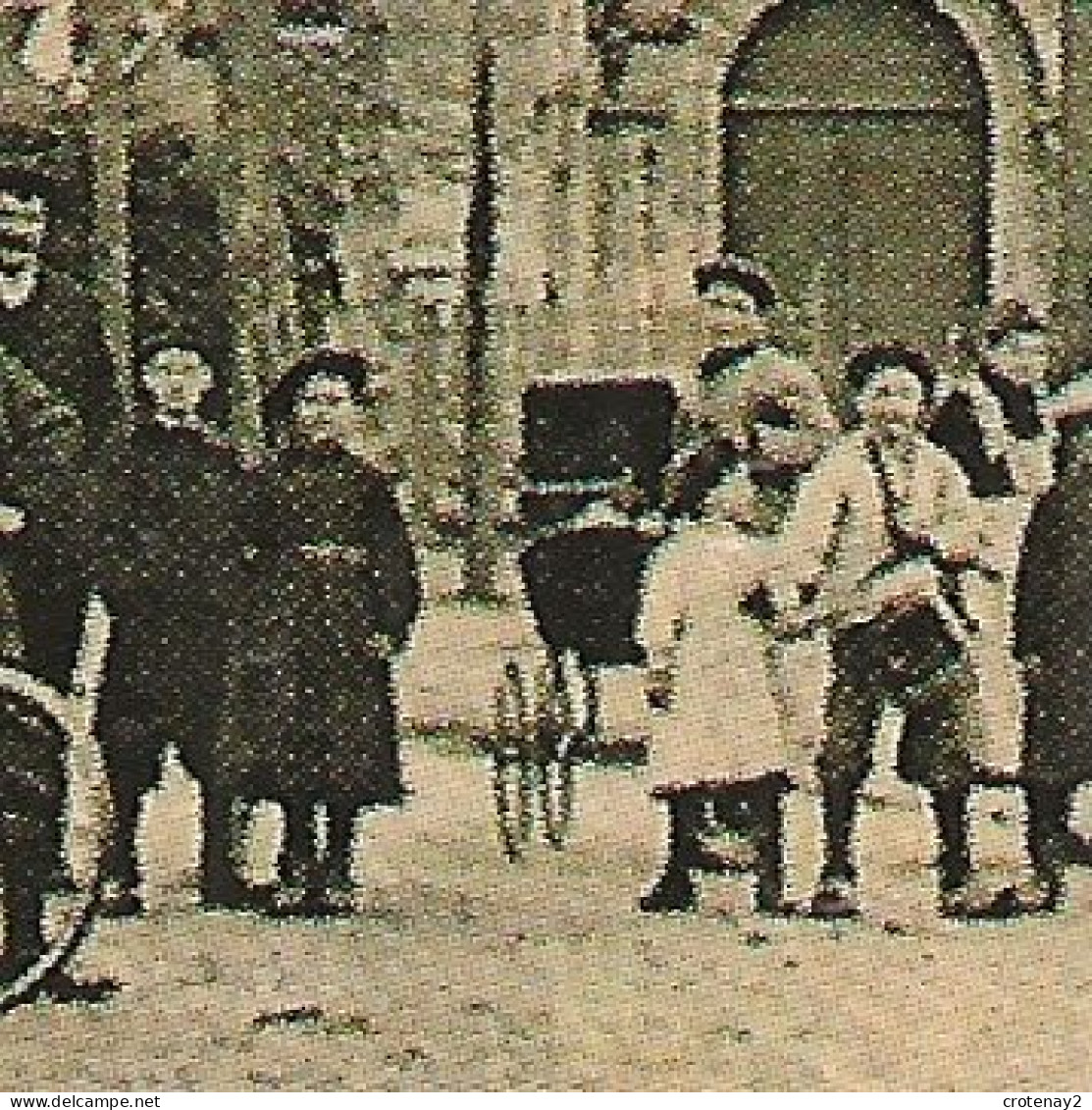 45 Mini Reproduction CHATEAUNEUF SUR LOIRE Vers Jargeau Orléans Chapelle De La Bonne Dame VOIR ZOOM Landau Ancien Vélo - Jargeau